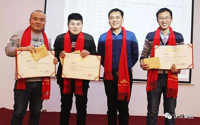 敬業(yè)獎:高金科、萬志川、侯全偉 ↓ 敬業(yè)獎:高金科、萬志川、侯全偉 ↓